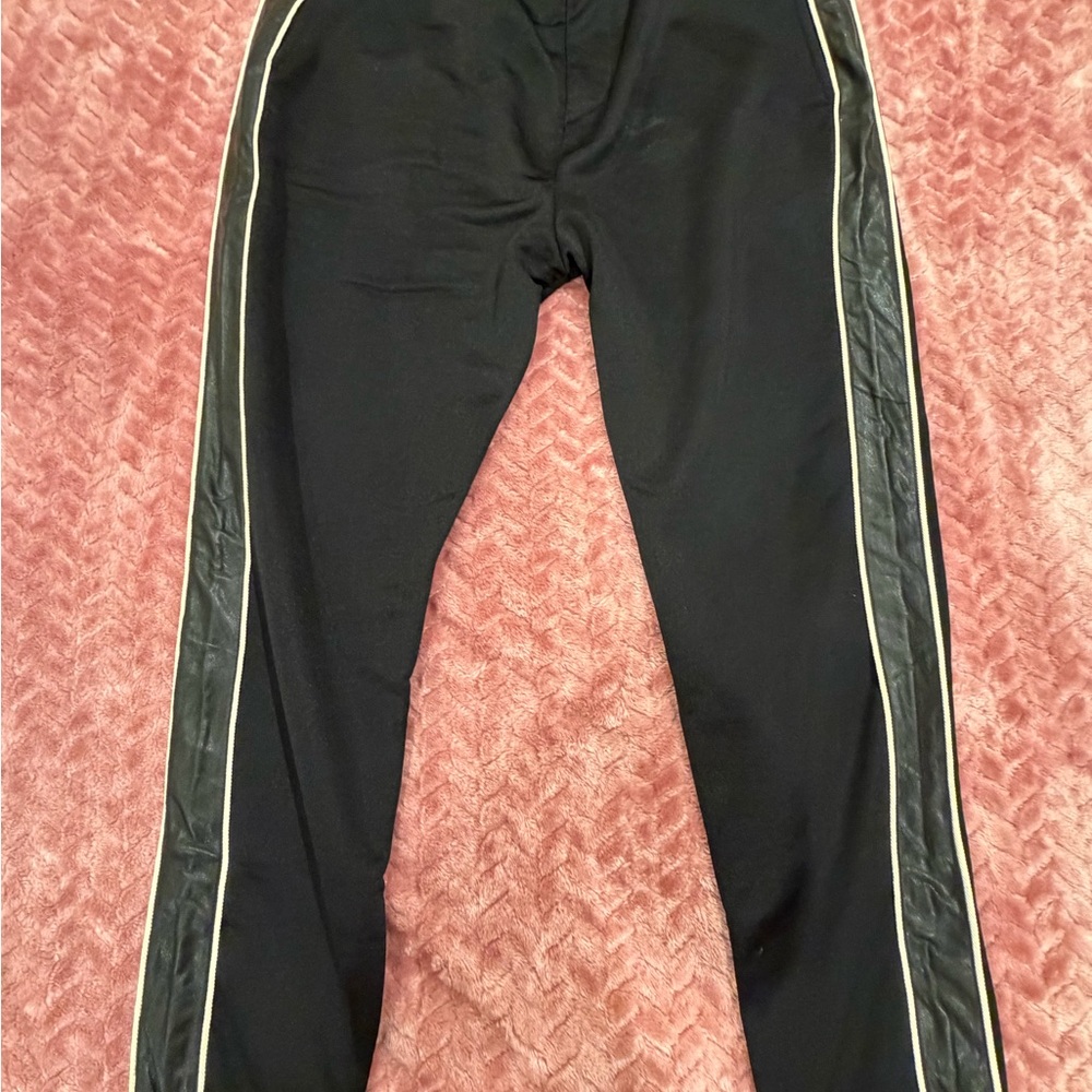 The Kooples Black Joggers with White Trim